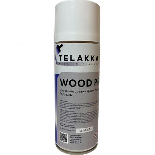 смывка для краски с дерева Telakka WOOD PRO  Aero 400мл