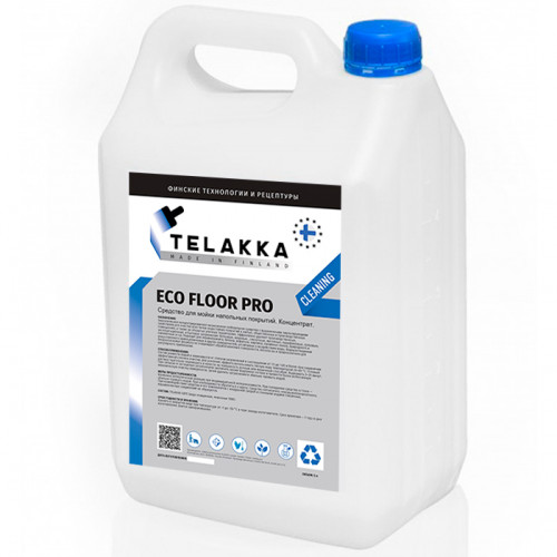 Средство для мойки напольных покрытий.  Telakka ECO FLOOR PRO CLEANING 10л
